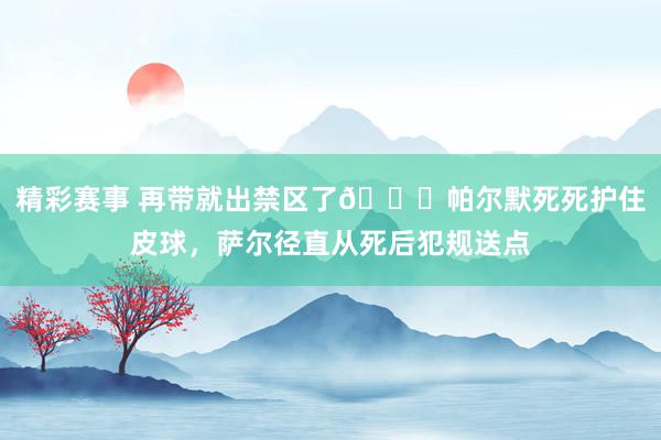 精彩赛事 再带就出禁区了😂帕尔默死死护住皮球，萨尔径直从死后犯规送点